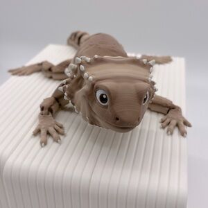 3D printed Bearded Dragon Fidget Toy Fun Collectible Stress Re…